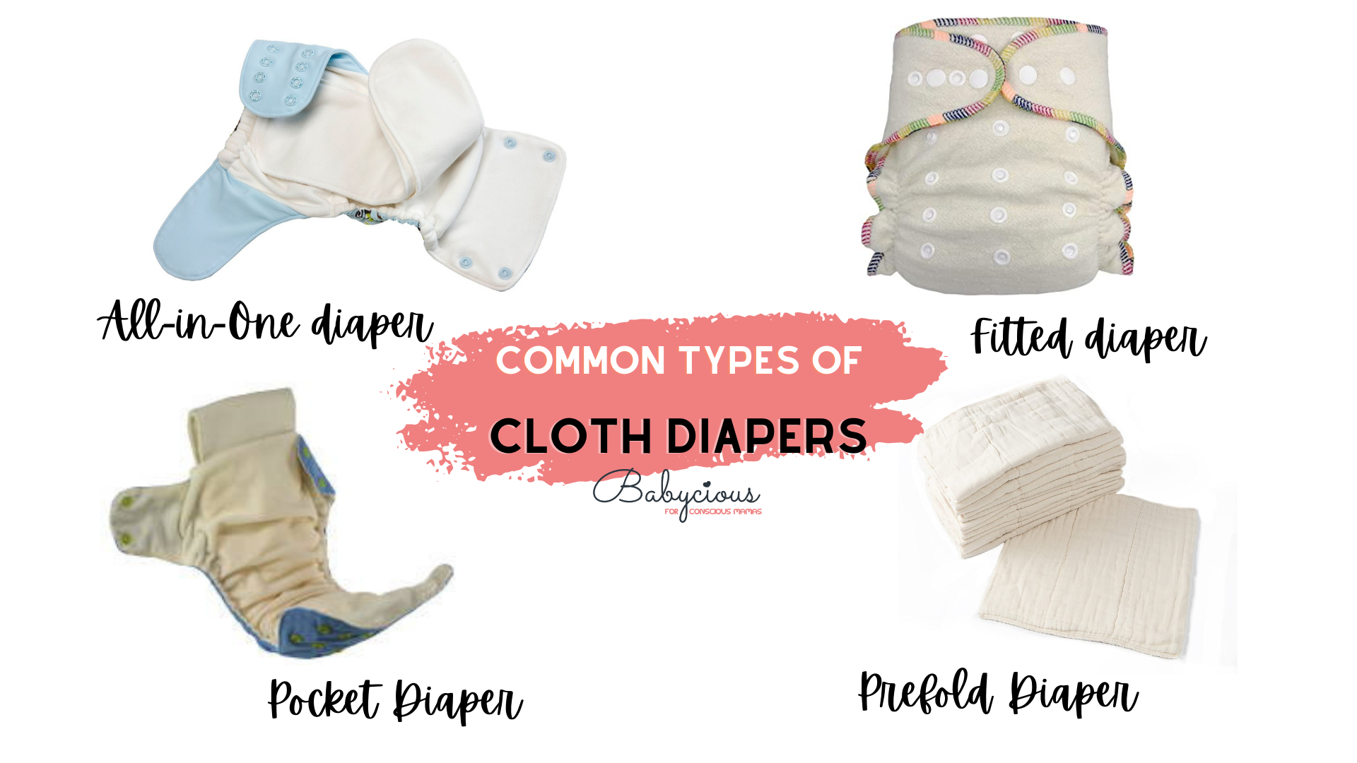Types of Cloth Diapering diapers