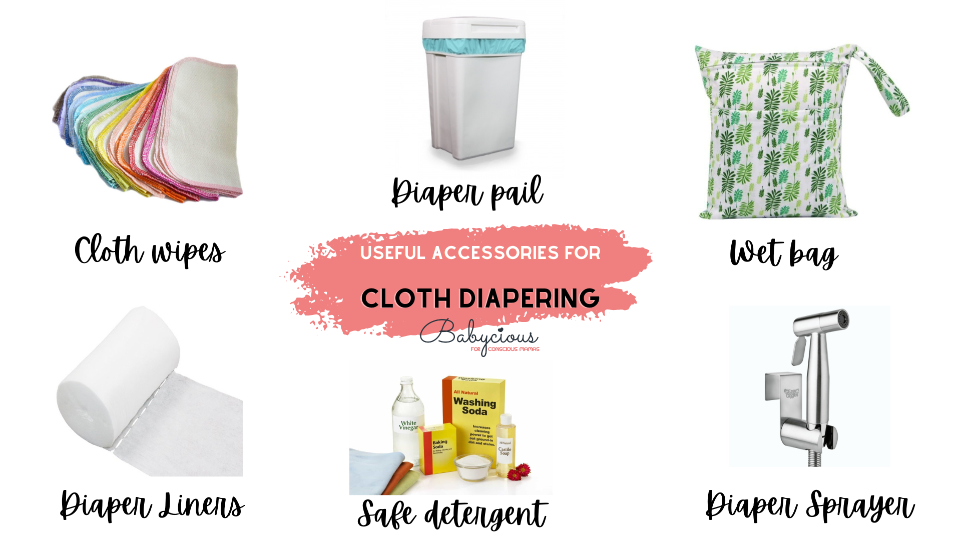 Cloth diapering accessories