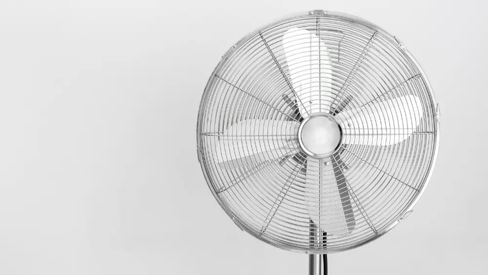 Use fan to reduce humidity in baby room