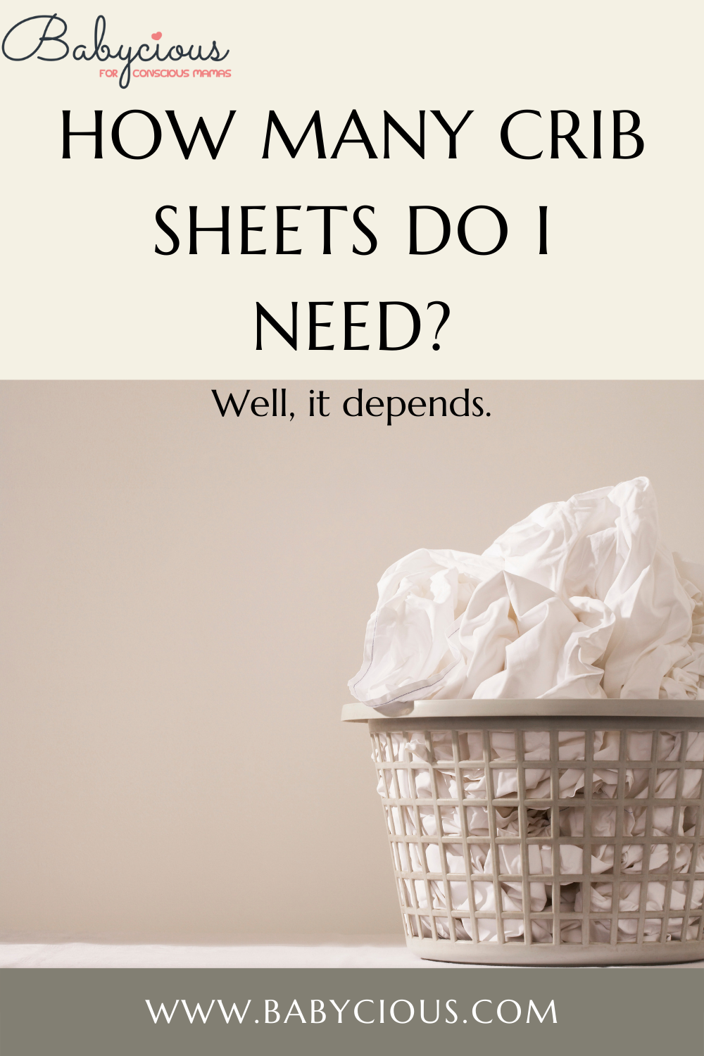 How many crib sheets do I need ?