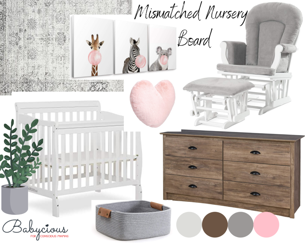 Does nursery furniture have to match - mismatched nursery board