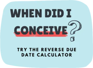 when did i conceive reverse due date calculator